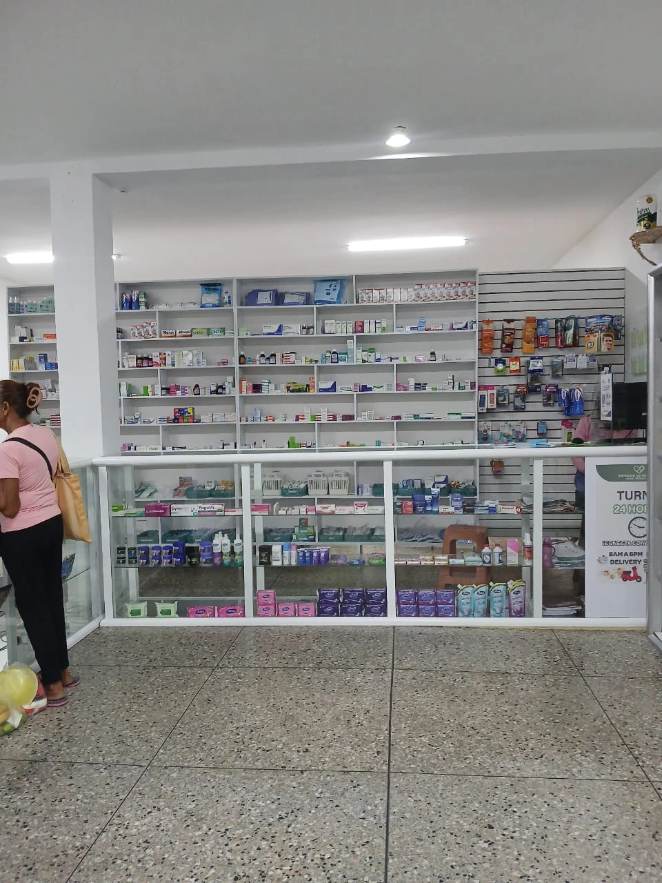 Estantes de farmacia